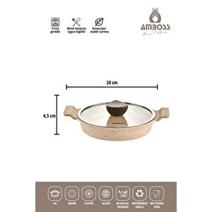 Astral 6 Parça Döküm Sahan Seti - Cappucino