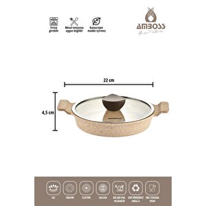 Astral 6 Parça Döküm Sahan Seti - Cappucino