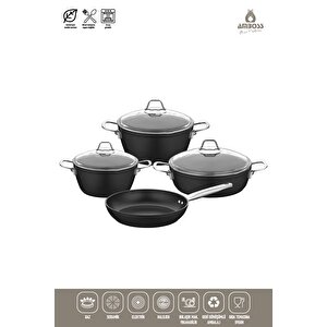 Dark 7 Parça Tencere Seti
