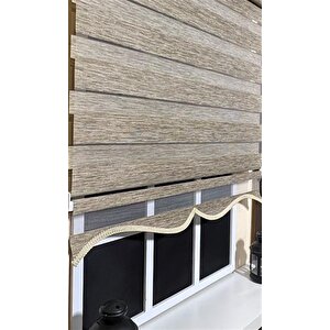 Zebra Stor Perde Kahverengi Etek Dilimli Z-stb400v05 80x260 cm