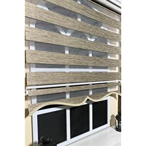 Zebra Stor Perde Kahverengi Etek Dilimli Z-stb400v05 200x260 cm