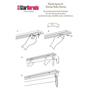 Zebra Stor Perde Krem Alüminyum Kasa Stb-400-v12