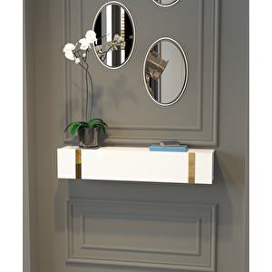 Mobi̇lya Gezegeni̇ Slyvester Dresuar 90 Cm Beyaz-gold
