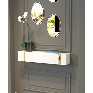 Mobi̇lya Gezegeni̇ Slyvester Dresuar 90 Cm Beyaz-gold