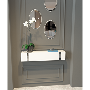 Mobi̇lya Gezegeni̇ Slyvester Dresuar 90 Cm Beyaz-gümüş