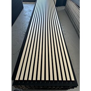 Akustik Ahşap Duvar Paneli Lambiri 60*280 Cm Vizon