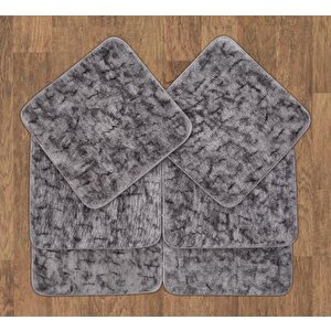 Sandalye Minderi 6'lı 40x40 Gri 1010