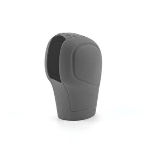 Seat Ateca Dsg Silikon Vites Topuzu Kılıfı Gri R Logo Gri