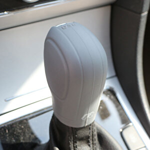 Seat Arona Dsg Silikon Vites Topuzu Kılıfı Gri R Logo Gri