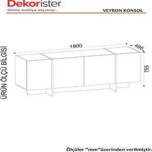 Dekorister Veyron Konsol Kumtaşı-traverten