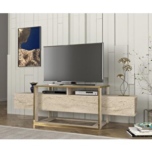 Bianco Tv Sehpası Traverten