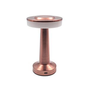 Ledli Usb Şarjlı Dokunmatik Yuvarlak İnce Masa Lambası Pd-232