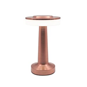 Ledli Usb Şarjlı Dokunmatik Yuvarlak İnce Masa Lambası Pd-232