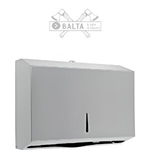 Z Katlama Kağıt Havluluk 200'lü Wc Kağıt Dispanseri Krom Z Katlama 200 Peçetelik Duvara Monte