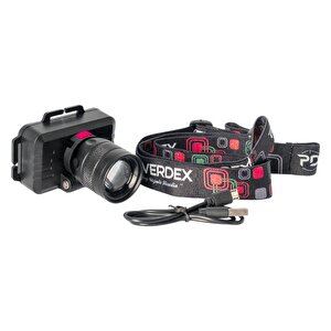 Powerdex 12w Usb Şarjlı Zoom Led Kafa Lambası Pd-7772