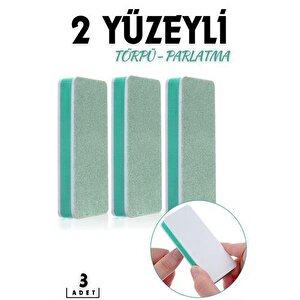 Transformacion 2 Yüzeyli Tırnak Törpü Ve Parlatma Blok Sünger 3 Adet 718791