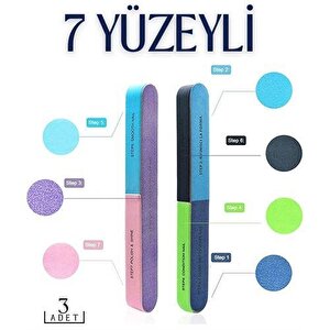 Transformacion 7 Yüzeyli Tırnak Törpü Ve Parlatma Süngeri 3 Adet 718790