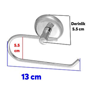 Wc Tuvalet Kağıtlık Aparat Kapalı Kağıt Standı Bez Havluluk Paslanmaz Metal Sağlam Krom