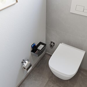 Smart Tekli Süngerlik 24 X 12,5 Cm. , Parlak Krom