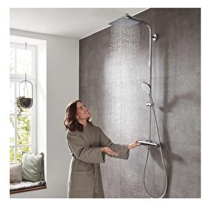 Crometta E Duş Kolonu 240 1 Jet, Banyo Termostatı Ile 27298000