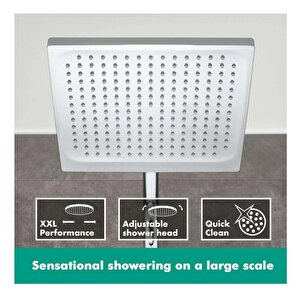 Hansgrohe Crometta E Duş Kolonu 240 1 Jet, Banyo Termostatı Ile 27298000