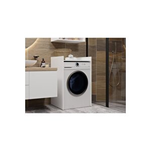 Ulya Banyo Dolabı-çok Amaçlı-çamaşır Makinesi Dolabı-beyaz