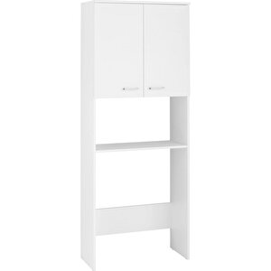 Kumru  Banyo Dolabı-çok Amaçlı-çamaşır Makinesi Dolabı Beyaz
