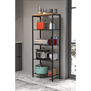 Retodesi̇gn Si̇yah Çok Amaçli Raf , Banyo Düzenleyi̇ci̇ Raf 1892ss