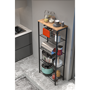 Retodesi̇gn Si̇yah Çok Amaçli Raf , Banyo Düzenleyi̇ci̇ Raf 1892ss