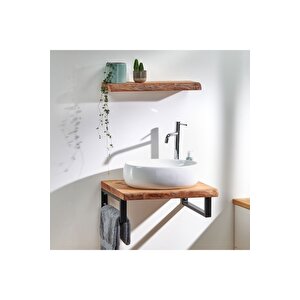Ağaç Banyo Tezgahı Set