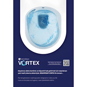 Seramiksan Hill Vortex (yeni Yıkama Sistemi) Kanalsız Asma Klozet + Slim Kapak