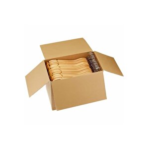 10 Adet Ahşap Cilalı Naturel Elbise Askısı Pürüzsüz 10 Lu Paket