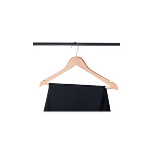 10 Lu Paket Ahşap Askı Giysi Elbise Pantolon Askısı 10 Adet