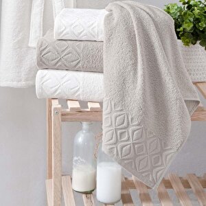 Home Cleo Banyo Seti 6 Parça-bej/ekru