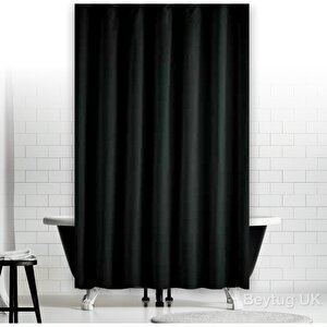 Jackline Banyo Duş Perdesi 0010 Siyah Çift Kanat2x120x200