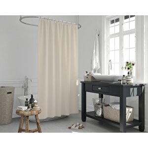 Jackline Banyo Duş Perdesi 0010 Krem Tek Kanat 240x200
