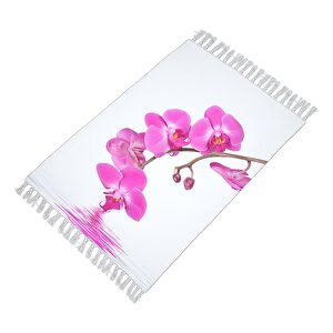 Orchid Banyo Paspas Ve Tek Kanat Duş Perdesi 1x120x200 Set