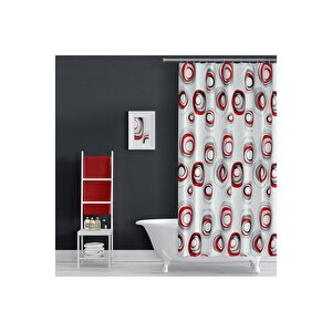 Banyo Perdesi Karma 2x110x200, Perde Borusu Askı Aparatı Köşe Boru Beyaz Hediyeli, Duş Perdesi Seti