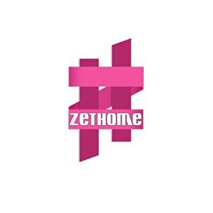 Zethome Banyo Duş Perdesi Gri 120x200 Perde Borusu Askı Aparatı 90x130 Hediyeli