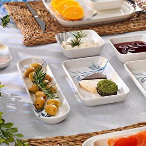 Luca Kahvaltı Takımı 32 Parça-mavi01