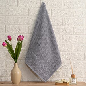 | Oppolo | Extra Yumuşak Pamuk Eponj El Havlusu Gri