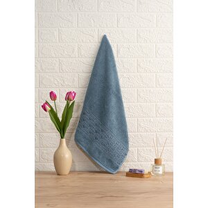 | Oppolo | Extra Yumuşak Pamuk Eponj El Havlusu Açık Petrol