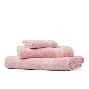 | Minerva | %100 Doğal Pamuk 2'li Havlu Seti Pembe