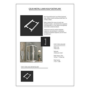 120 X 120 Aynalı Reflekte Cam Oval Kabin Beyaz Profil 6mm 120x120 cm