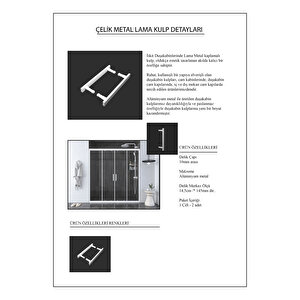İskit Duşakabin 163 Cm 2 Sabit 2 Sürgü İki Duvar Arası Beyaz Profil 6mm Şeffaf Kabin