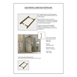 İskit Duşakabin 70 X 120  Dikdörtgen  Aynalı Reflekte Cam  Köşe Girişli Kabin Bronz Profil 6mm