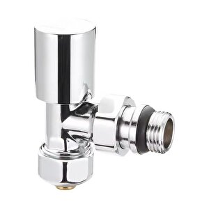 Radyatör Havlupan Vanası Köşe Tip Pex(16*2mm) Krom Kvn102