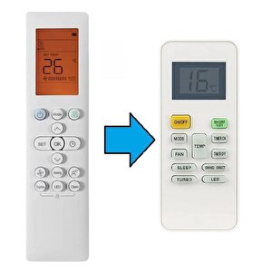 İmmergas Klima Kumandası-resimde Sağdaki Gönderilir