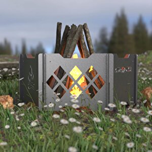 Kamp Ayısı® 6gen™ Taşınabilir Katlanır Ateş Çukuru