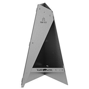 ® Blazepeak™ Katlanabilir Outdoor Piramit Soba Ve Taşınabilir Bahçe Şöminesi 3mm Galvaniz Çelik